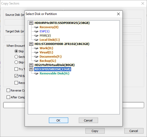 recover data from hard drive with bad sectors