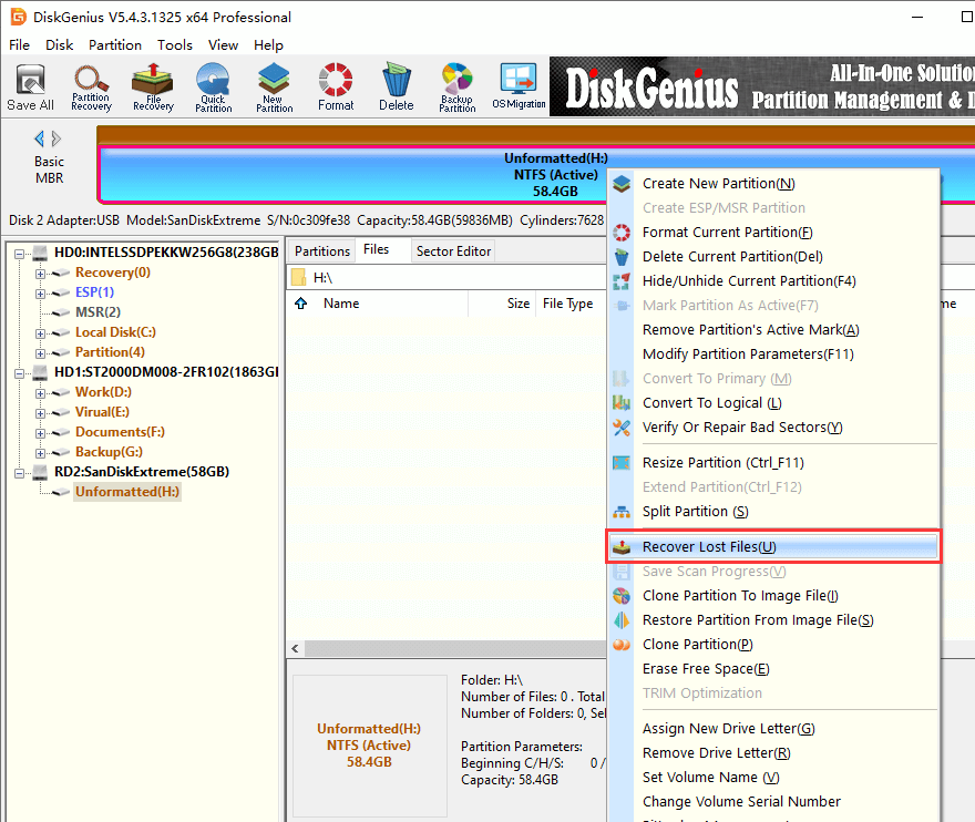 recover files from unformatted external hard drive