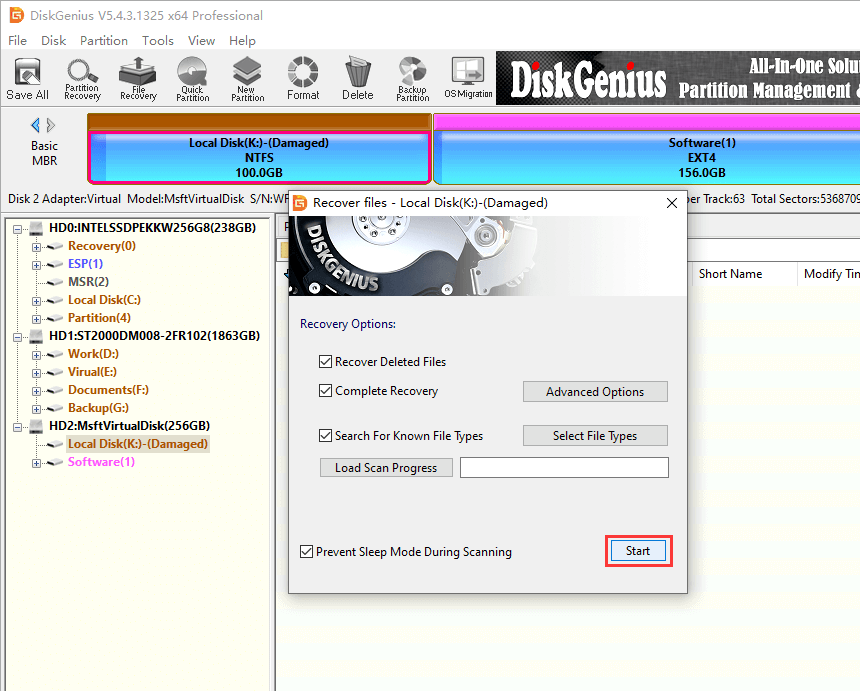 repair external hard drive