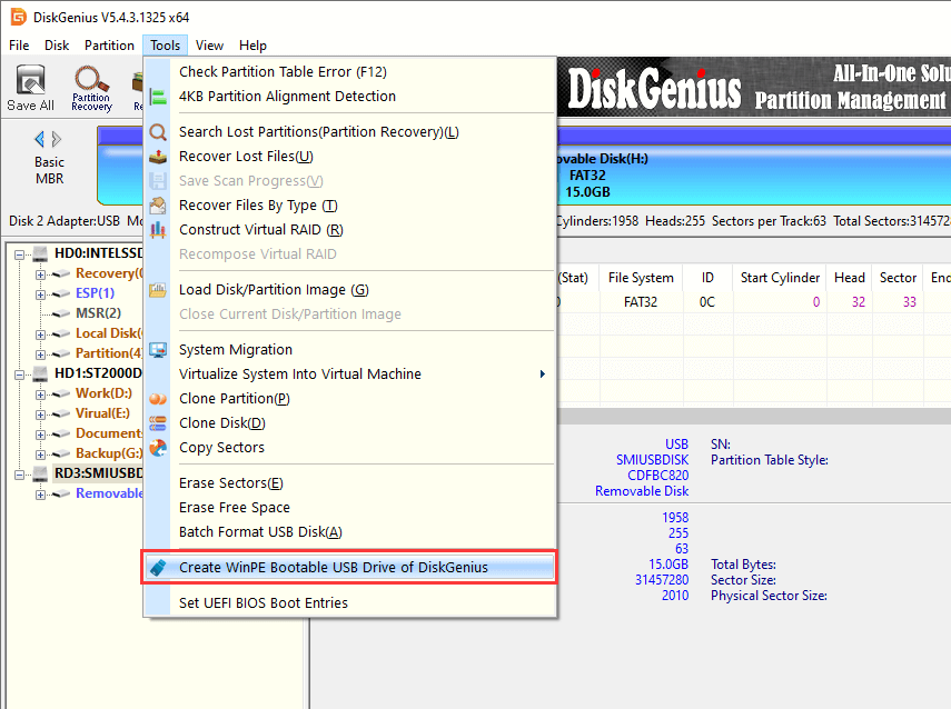 invalid partition table