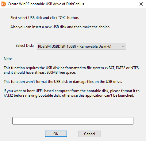 the selected disk is not a fixed MBR disk