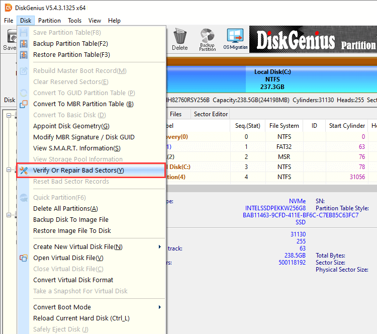 unallocated hard drive