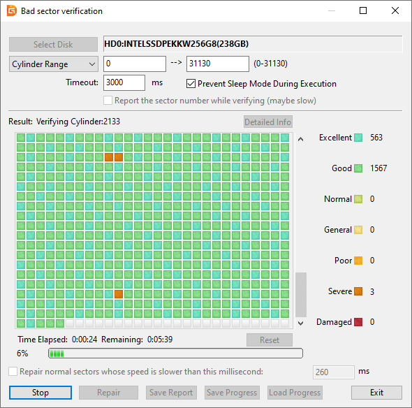 Restart to Repair Drive Errors