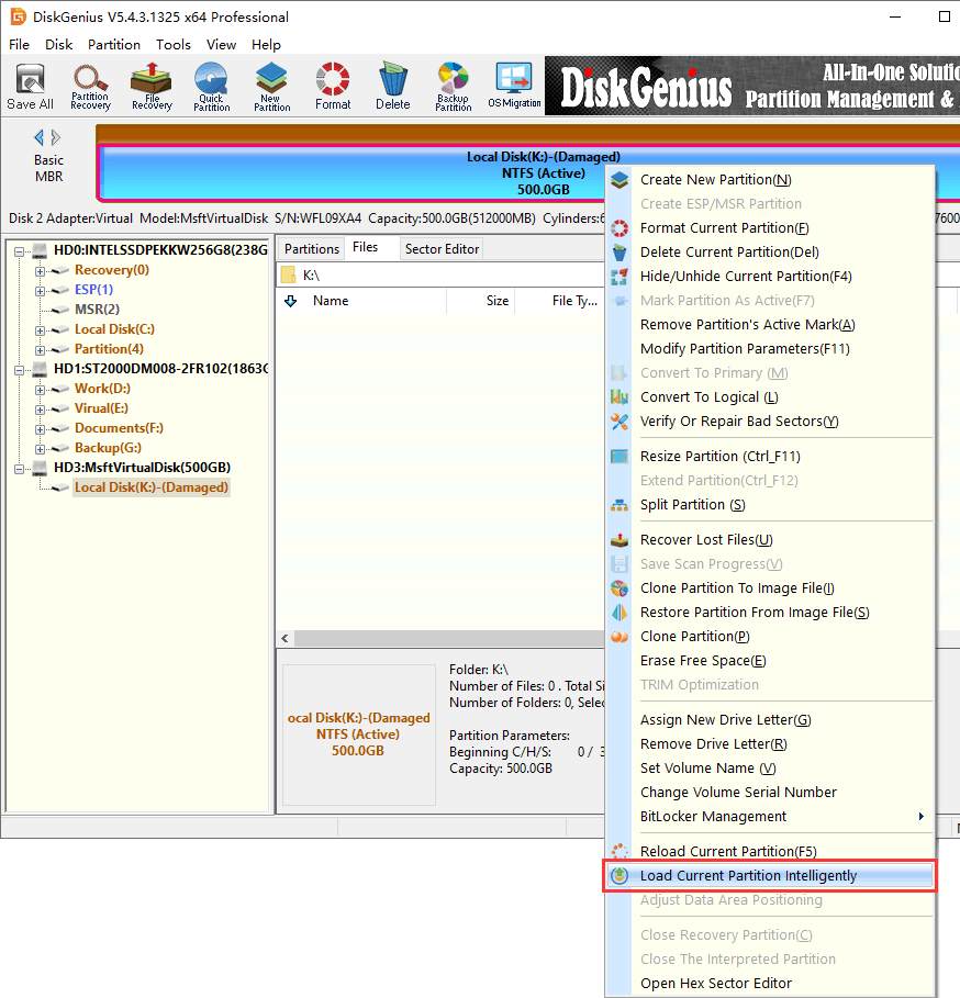 RAW USB recovery