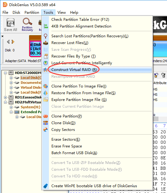 Recover Lost Data with DiskGenius