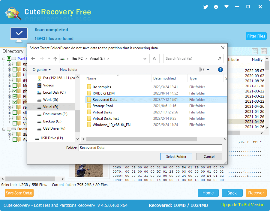 recover photos from SD card