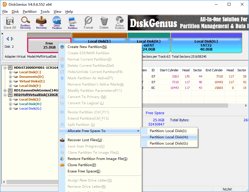 resize partition Windows 10