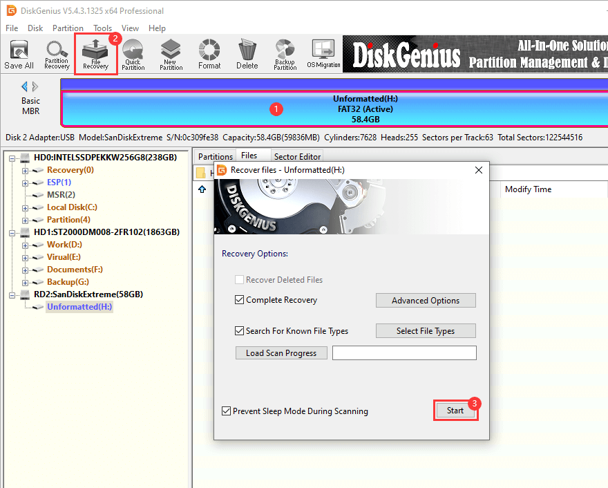 ssd unallocated