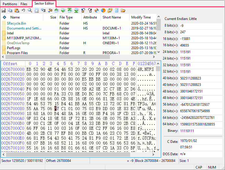 Brief Introduction of Sector Editor