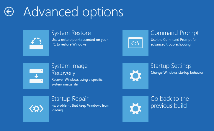 the boot selection failed because a required device is inaccessible