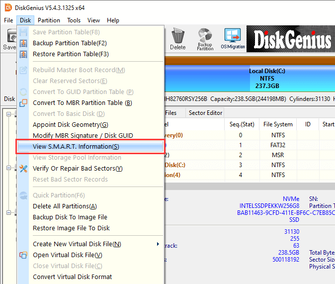 Smart Failure Predicted on Hard Disk