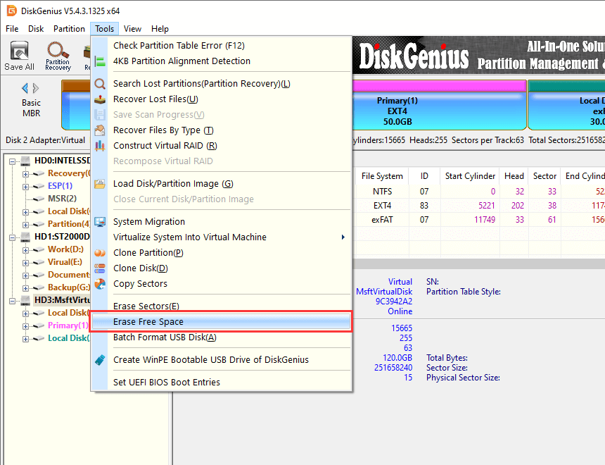 wipe hard drive windows 10